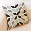 Geometric Pattern Printed Throw Pillow Modern Brief Soft Linen Blend Cushion Living Office Coffee Home Decorative Pillows Case