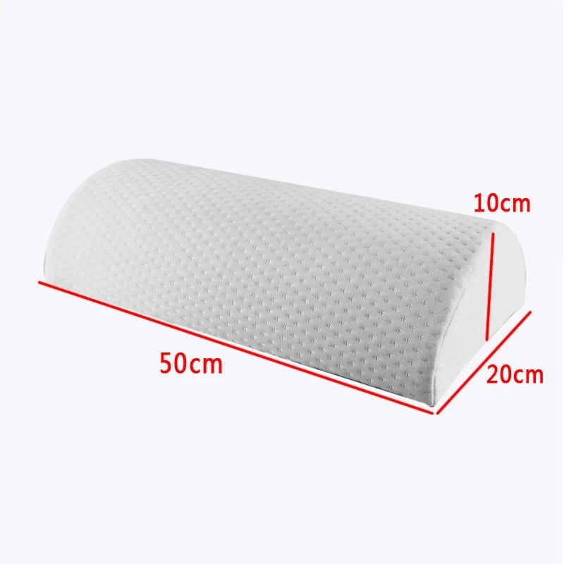 Half Moon Memory Foam sleeping Pillows Back waist leg pain alleviate support cushion women legs Orthopedic health care pillow