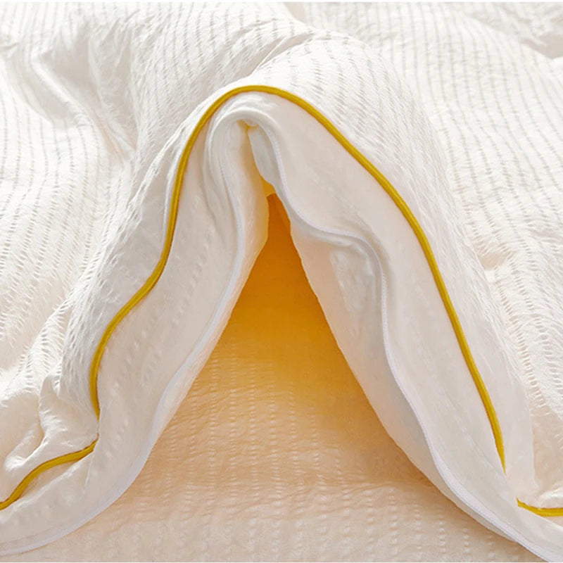 Maternal and Child Safety Level Soy Fiber Quilt Skin-friendly Warm Autumn Winter Quilt Core Comforter Solid Soft Quilted Quilts