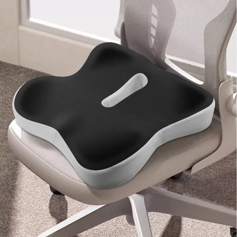 Memory Foam Seat Cushion for Office Sitting Pregnancy Pad for Stress Reduction Multi-Purpose Chair Cushion To Protect The Coccyx
