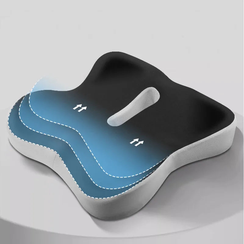 Memory Foam Seat Cushion for Office Sitting Pregnancy Pad for Stress Reduction Multi-Purpose Chair Cushion To Protect The Coccyx