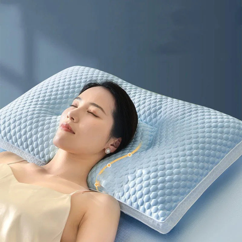 New Cool Feeling Ice Rayon Summer Pillow Cervical Care for The Neck and Cervical Spine Cooling Pillow Breathable Sleeping Pillow