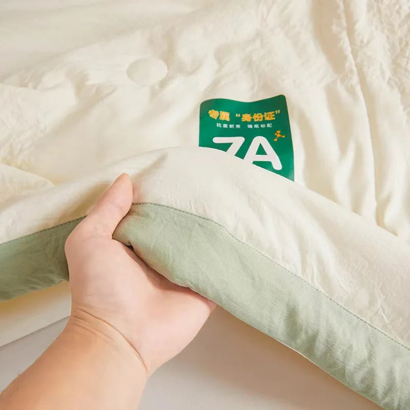 New Soya Fibre Filling Summer Quilt Queen Grade A Maternal and Child Thin Comforter Antimicrobial Breathable King Size Duvet