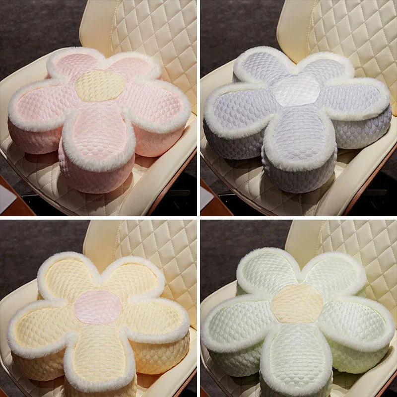 Summer Cooling Flower Rush Cushion Decorative Pillows for Chairs Sofas Bay Windows Thickened Body Pillow for Lumbar Support