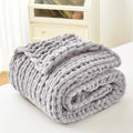 Super Soft Durable Autumn Solid Color Warm Fleece Flannel Blanket Rectangle Warm Blanket Double Side For Office Winter Home