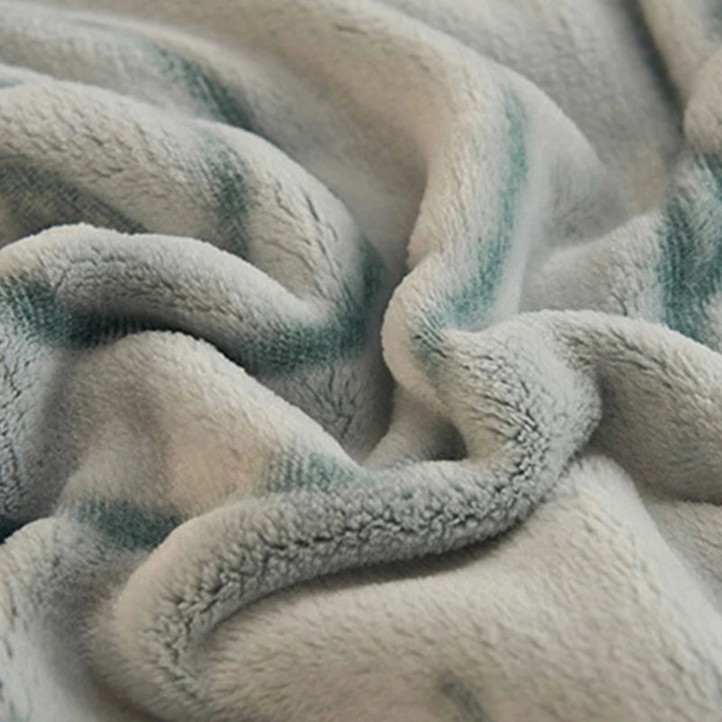 Winter Thickened Warm Milk Velvet Blanket Double-sided Flannel Multi-functional Blankets Mathematics Formulas Math Symbol Quilts